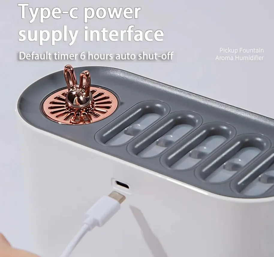 Aromaterápiás diffúzor illóolajokhoz RGB világítással - LA-0649-2 - 700 ml - narancs