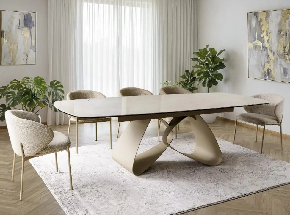 Kioto étkezőszék világosbézs/kasmír