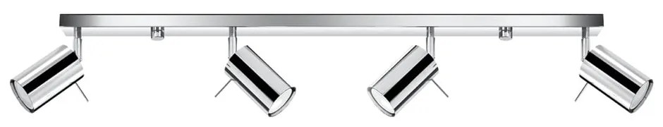 Etna 4L ezüstszínű mennyezeti lámpa - Sollux