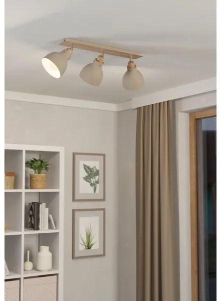 Eglo 900713 - Spotlámpa ARRECIFE 3xE27/28W/230V