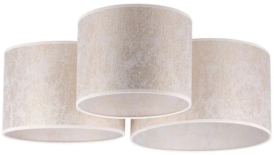 Duolla - Mennyezeti lámpa ROLLER TRIO 3xE27/60W/230V fehér/arany