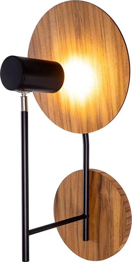 Quintiesse modern skandináv fali lámpa dot fa elsqn-dot-wb1-teak