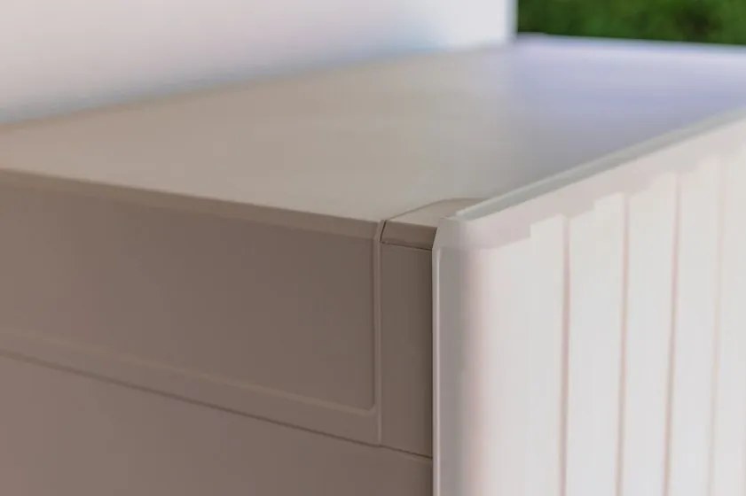 Keter Tároló szekrény komód Groove Base műanyag