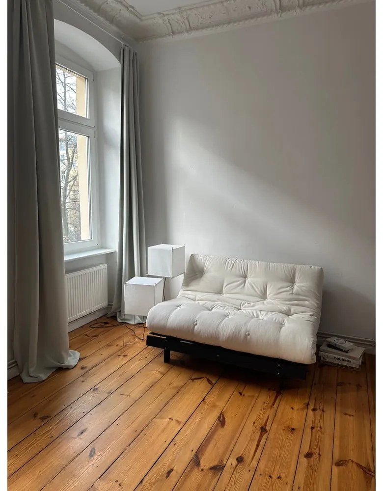 Bézs kinyitható kanapé 140 cm Roots Black Night – Karup Design