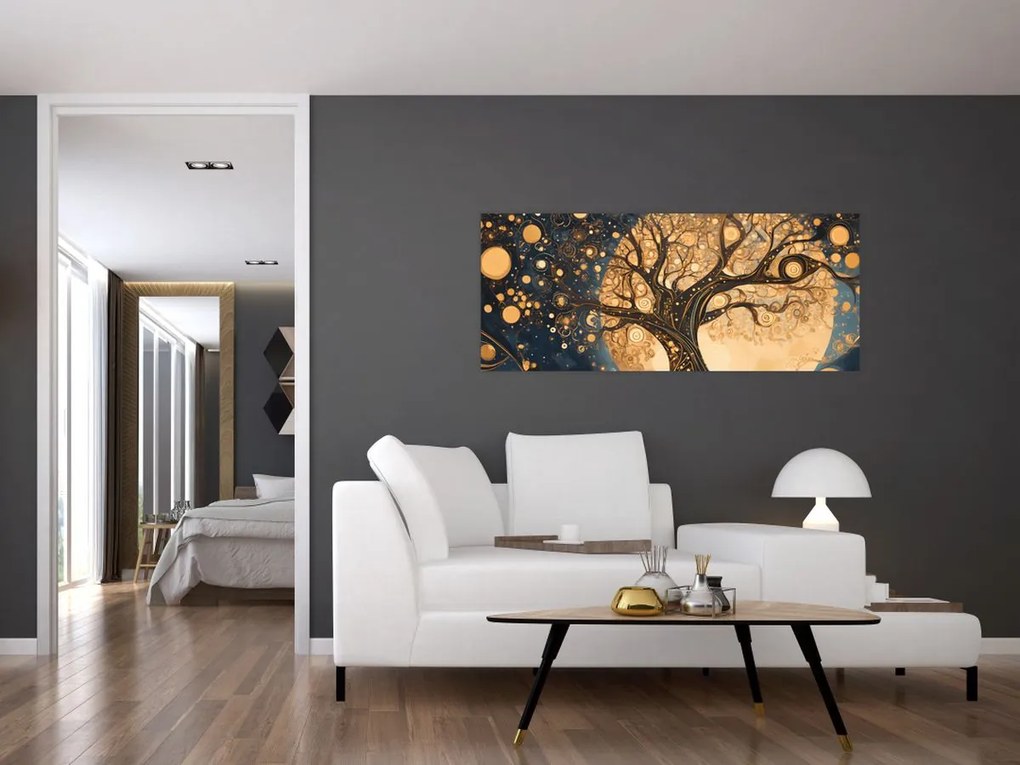 Kép – Szürrealista fa (120x50 cm)