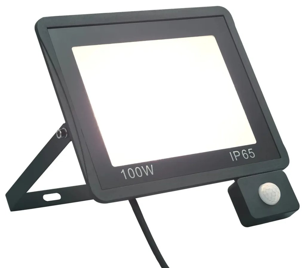 hideg fehér fényű szenzoros LED-reflektor 100 W