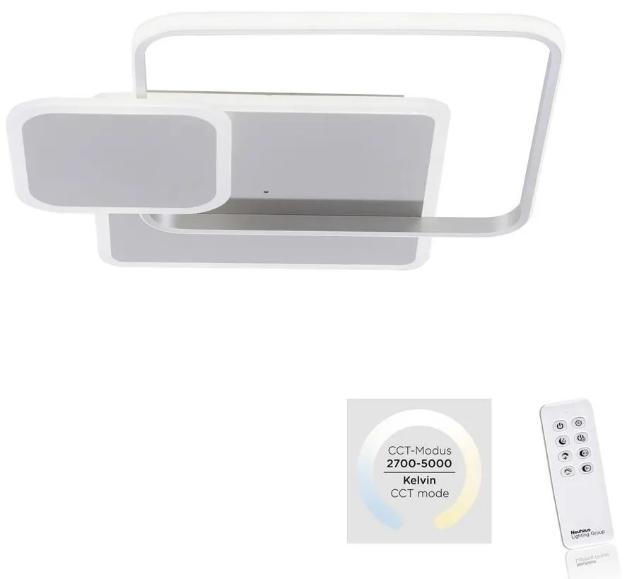 Paul Neuhaus 8319-55 - LED Szabályozható mennyezeti lámpa EMILIO LED/53W/230V + távirányító