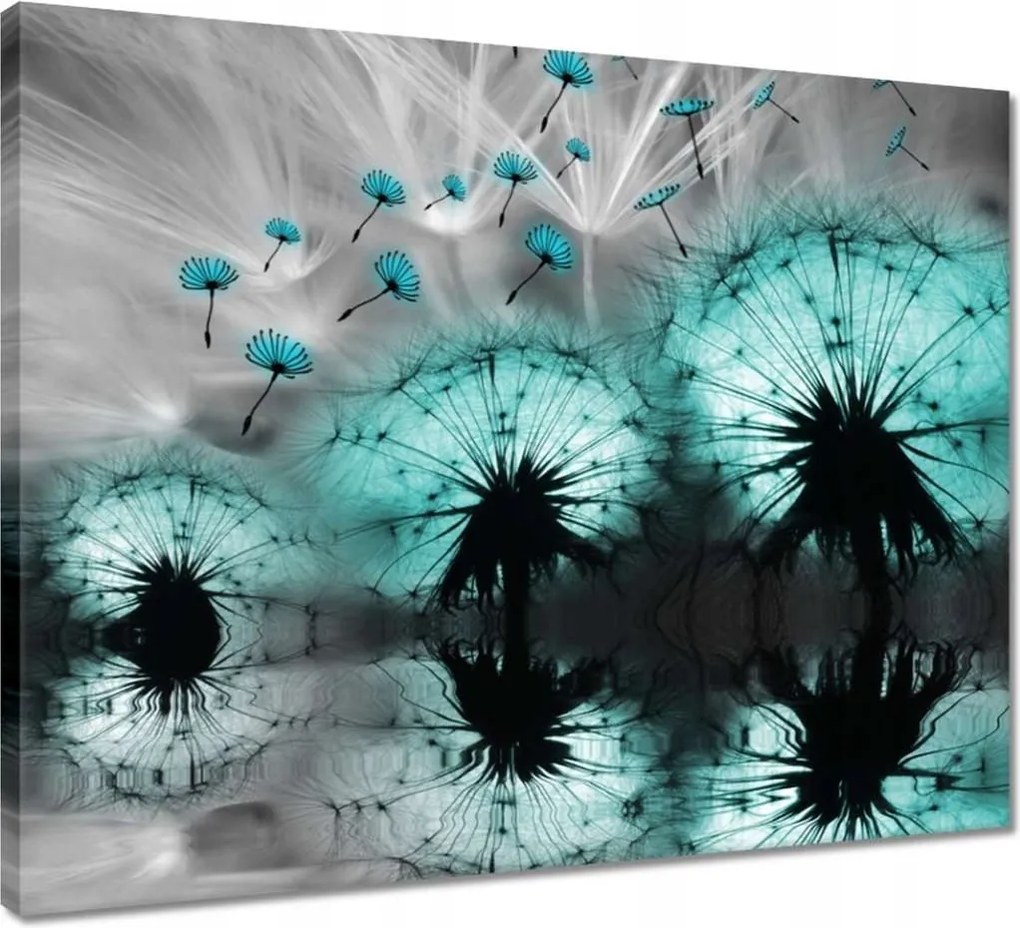 Vászonkép 50x40 Kék pitypangok