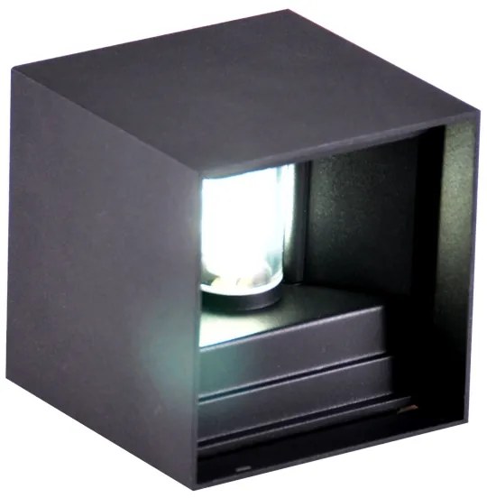 Kültéri fali lámpa KIOTO 1xG9/5W/230V IP44 fekete