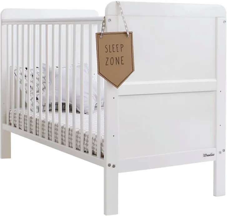 WO 2az1-ben Classic Cot Bed kiságy 140x70 Tároló fiók: Tároló fiók nélkül