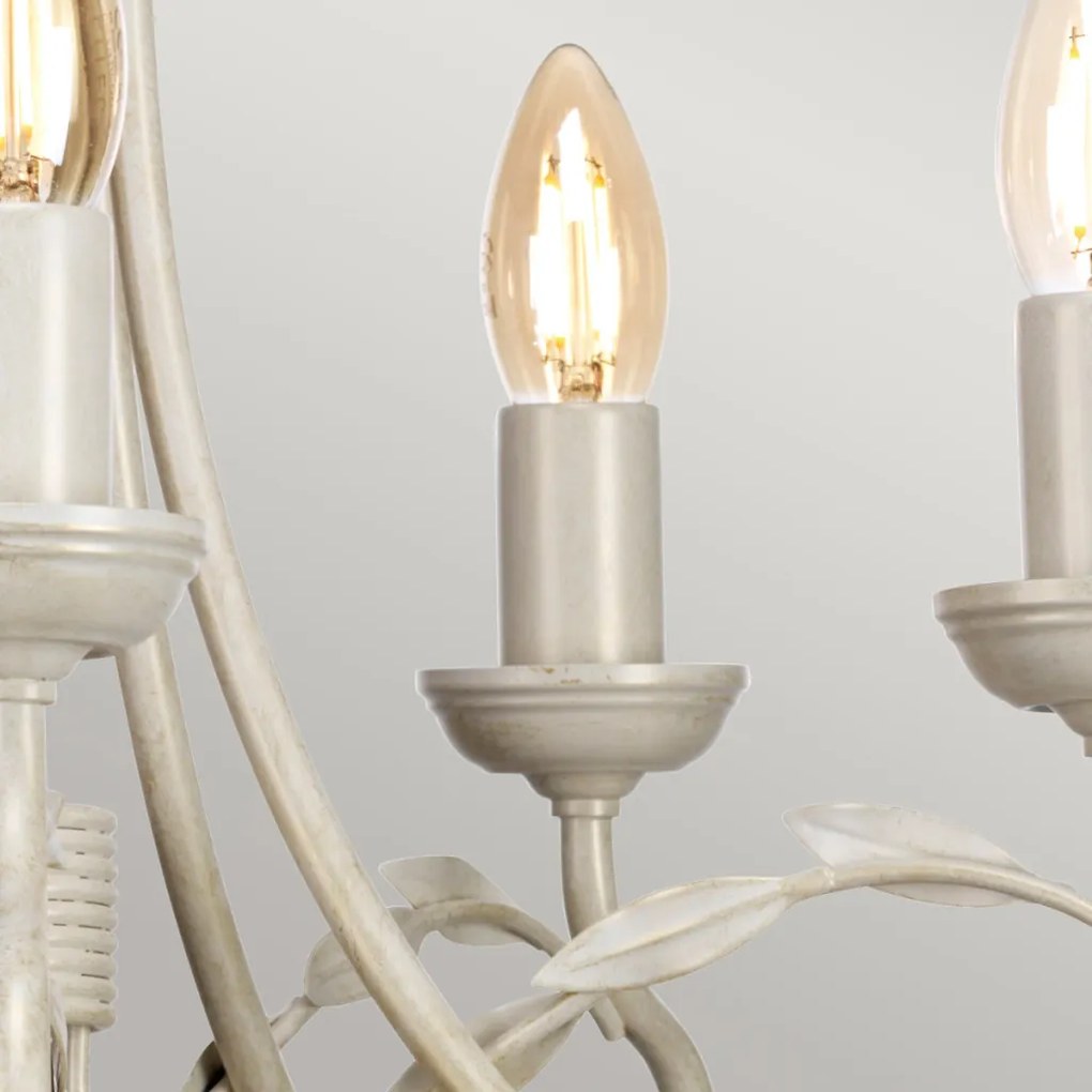 Elstead Lighting OLIVIA OV5-IVORY-GOLD Csillár 5x60W/E14