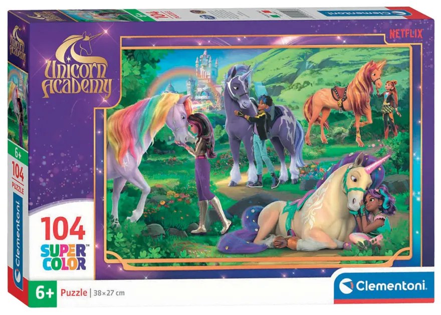Unikornis Akadémia Meadow 104 db-os puzzle Clementoni