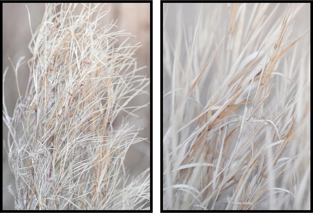 Poszterek fű boho finom diptichon 2db 21x30cm