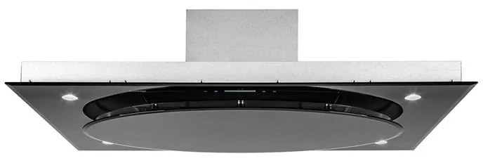 Klarstein Secret Service, mennyezeti páraelszívó, 220 W, érintőképernyős, üveg, LED
