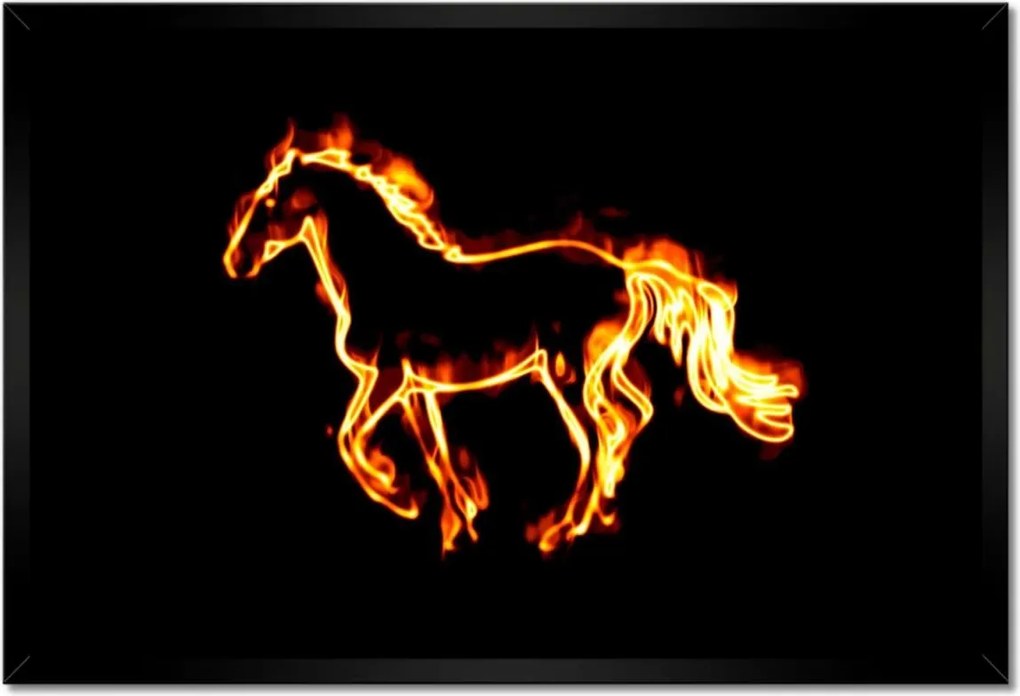 Poszterek keretben 60x40 Tűz paripa