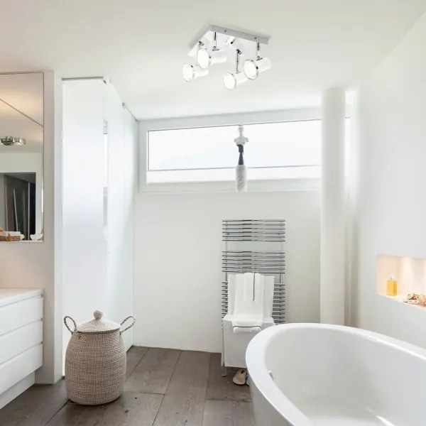 Rabalux 5500 - LED Fürdőszobai spotlámpa STEVE 4xGU10/4,5W/230V IP44