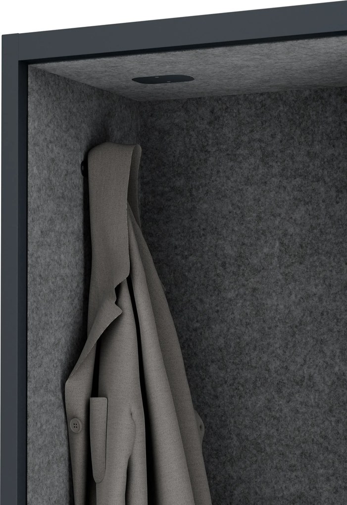 Sally 600mm korpus Antracytowy - siedzisko Ciemnoszary