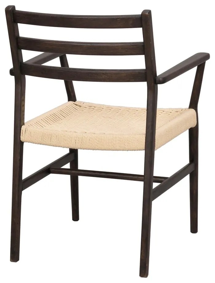 Natúr színű-sötétbarna étkezőszék Harlan – Rowico