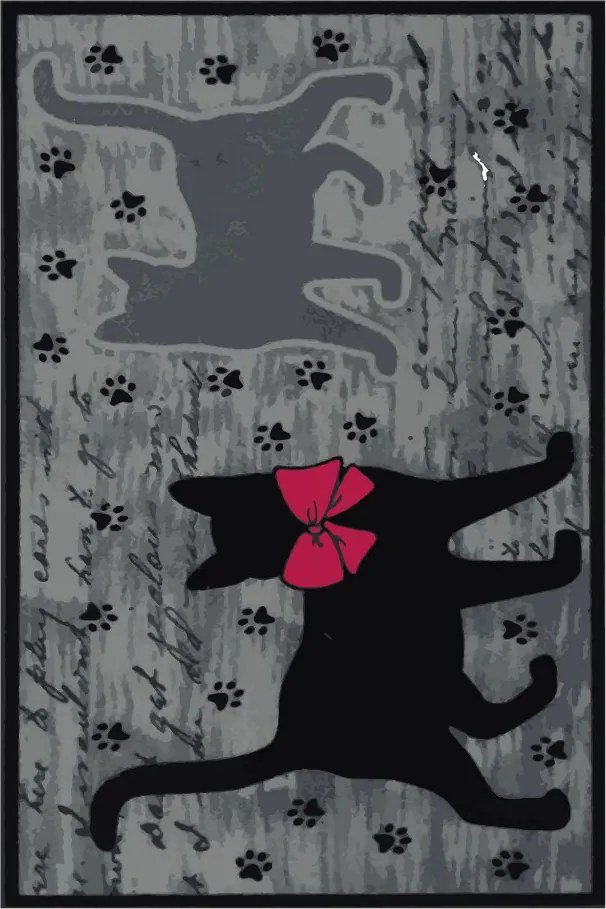 Lábtörlő, 60×100 cm – Wookece172