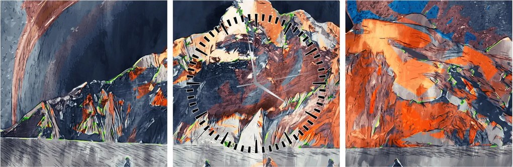 Kép - A sweathouse-ok illusztrációja (órával) (90x30 cm)