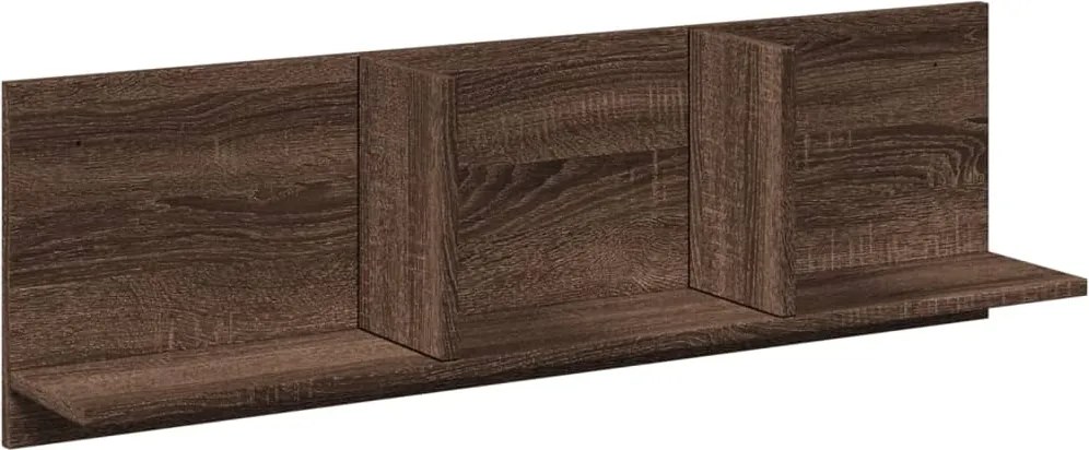vidaXL barna tölgy színű szerelt fa faliszekrény 100 x 16,5 x 30 cm