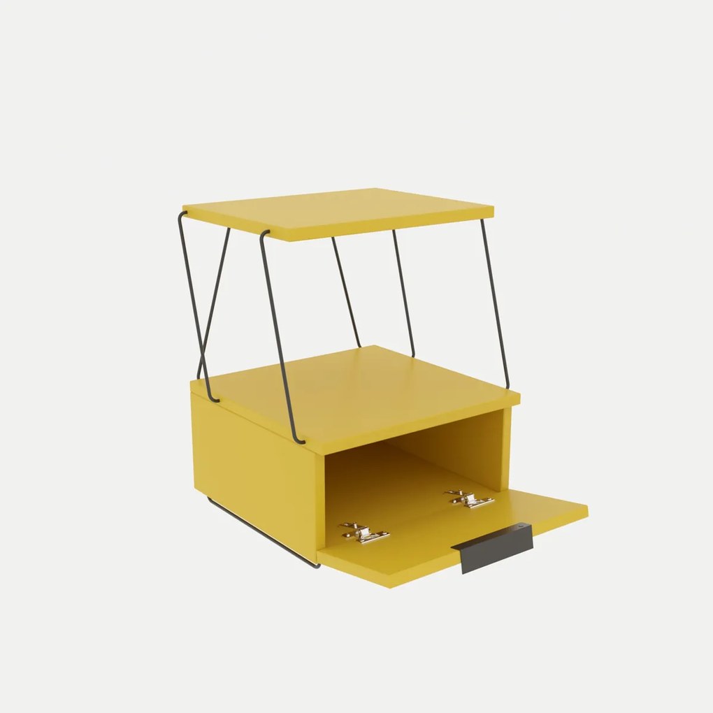 Tekoba Yellow éjjeliszekrény