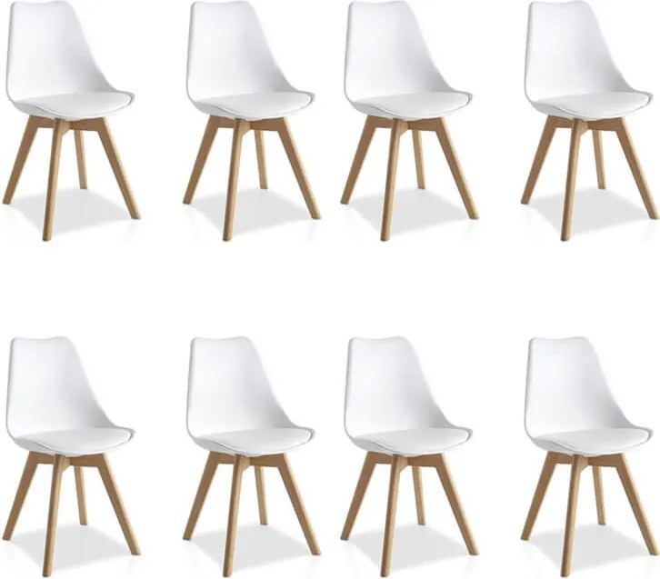 Oravit szék Bükk - Fehér 8 db N