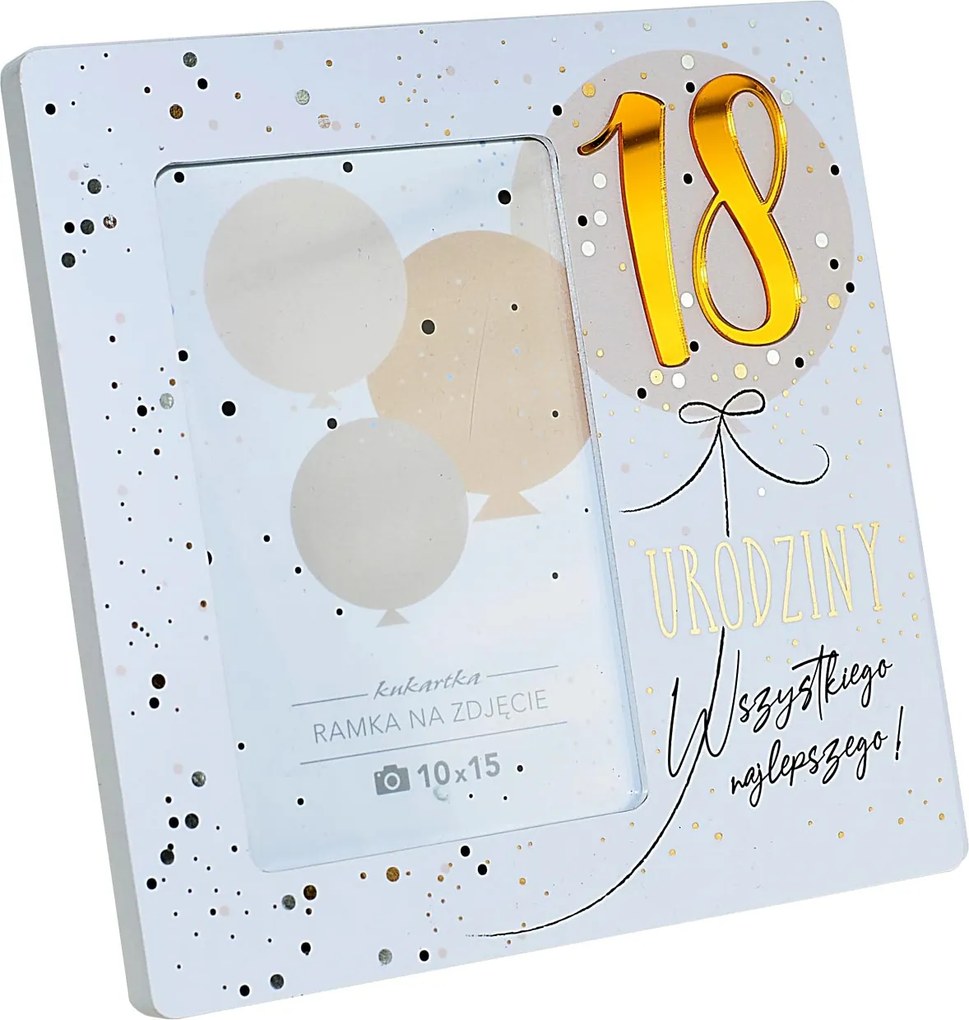 Gyönyörű képkeret, Ajándék Fiúnak 18. Születésnapra