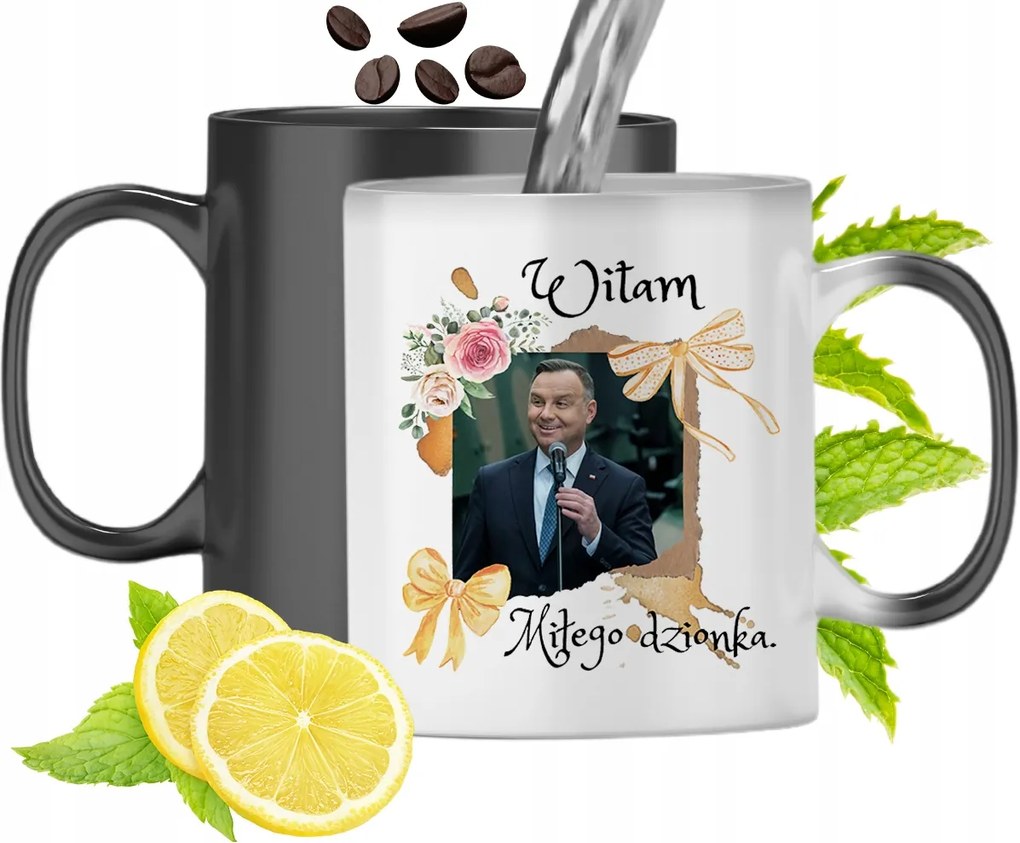 Duda András Színváltó Mágikus Bögre fényképes nyomtatással