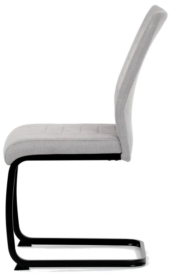 Scaun Sled-Base Dining gri deschis. DCL-438