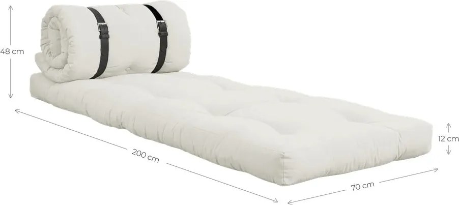 Buckle Up Linen Beige variálható fotel - Karup Design