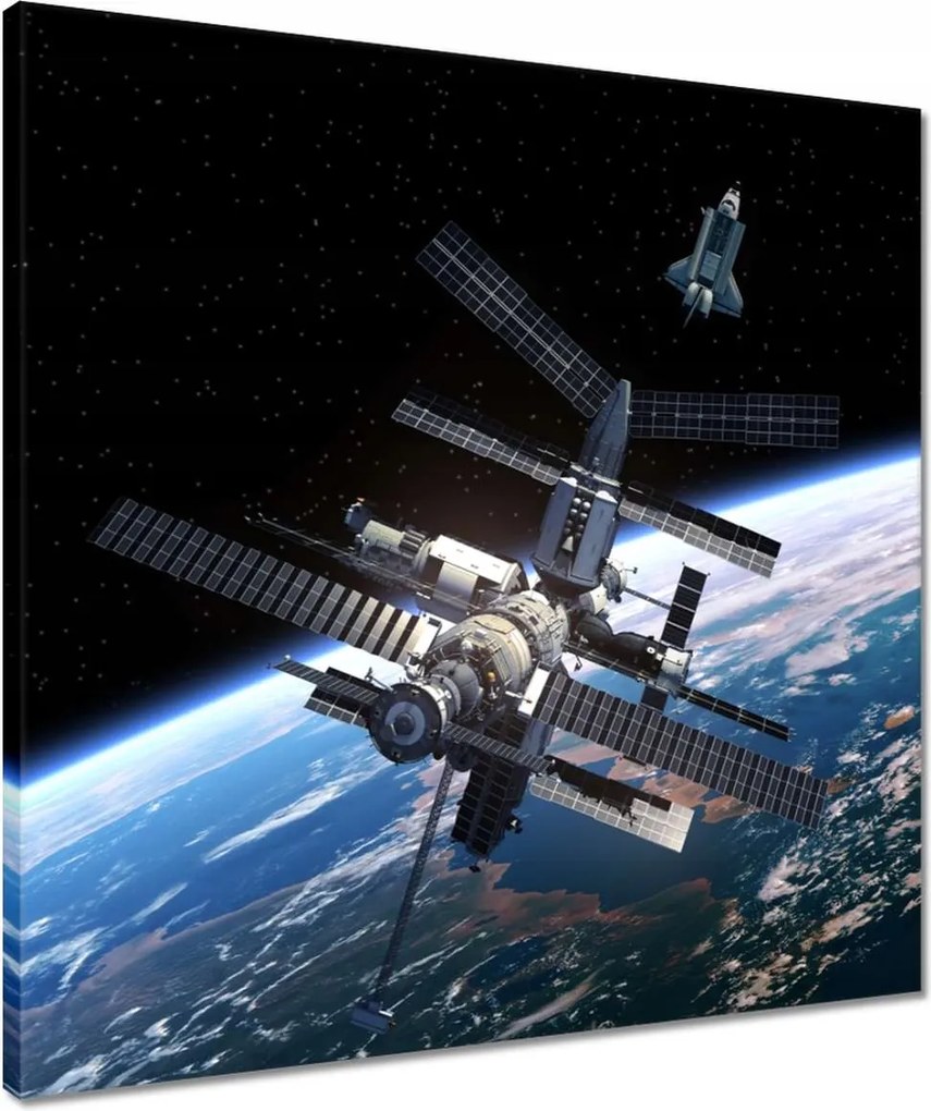 Vászonkép 50x50 Űrállomás műhold