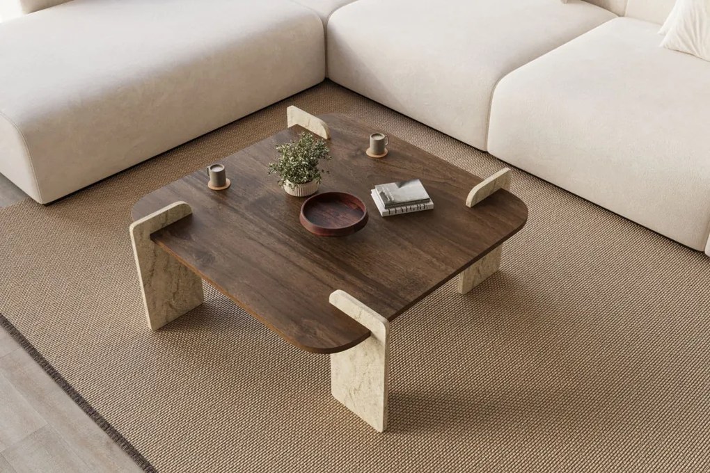 Afrolli - Walnut, Travertine