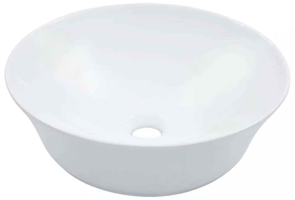 Fehér kerámia mosdókagyló 41 x 12,5 cm