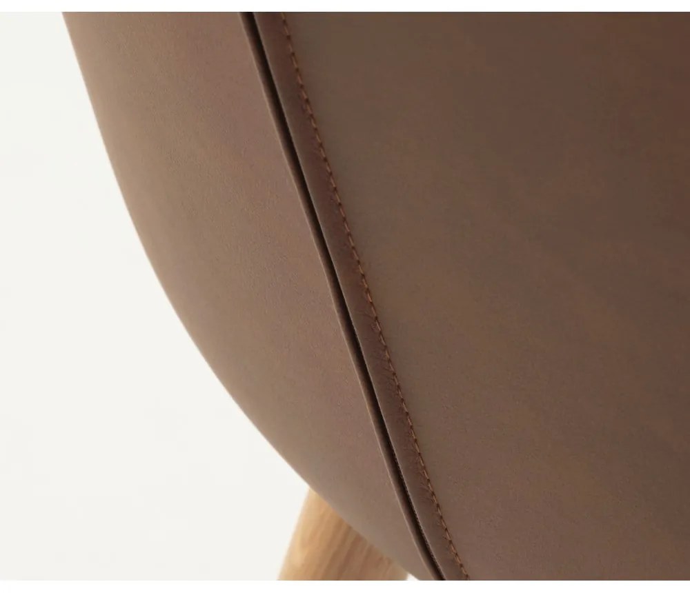 Barna fém étkezőszék szett 2 db-os Teslin – Unique Furniture