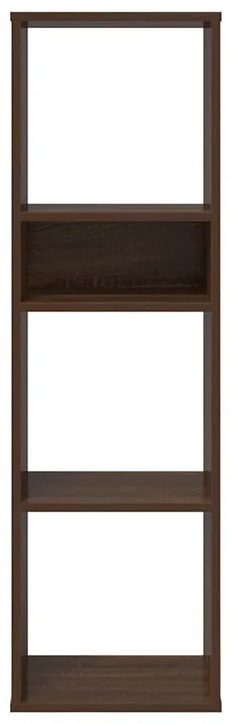 könyvszekrény barna tölgy 34x31x112 cm szerelt fa