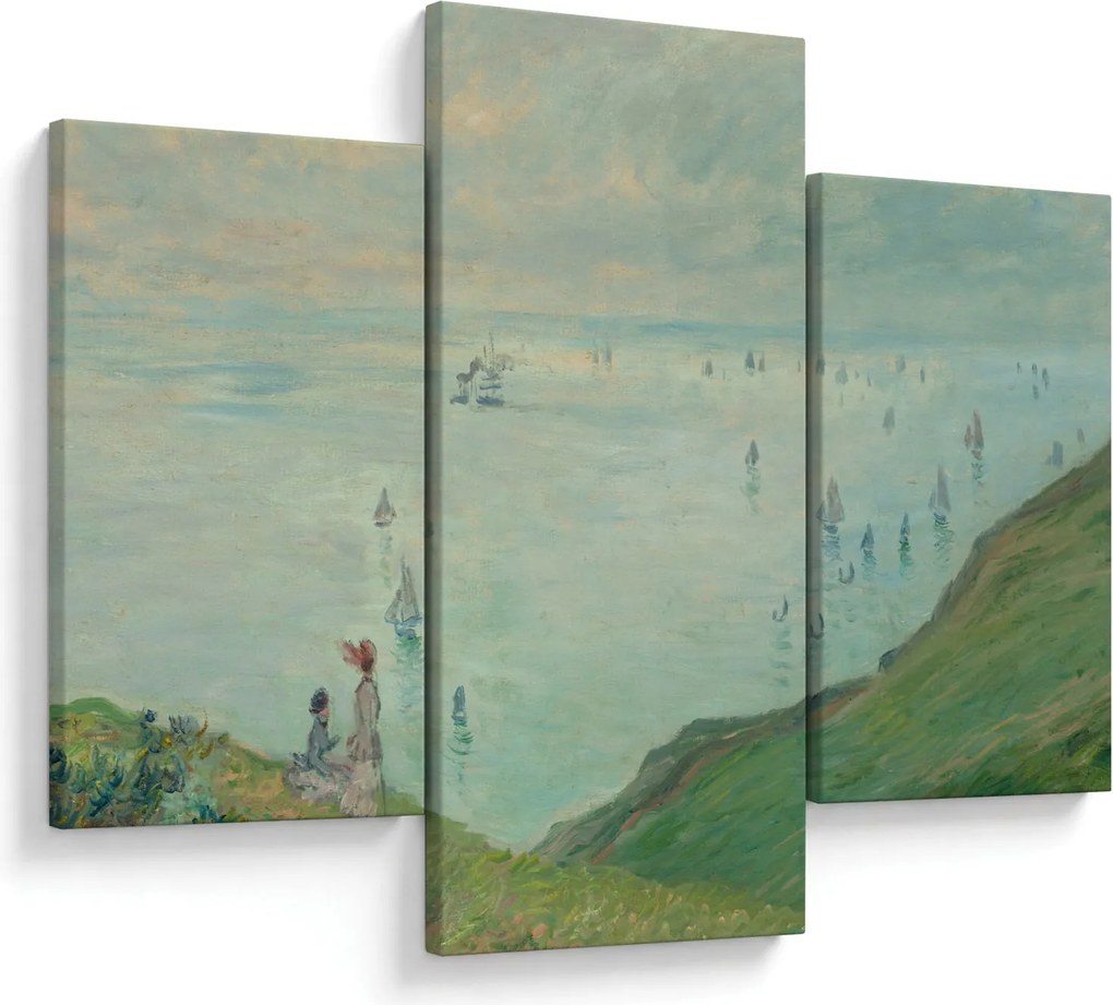 Kép - Henri Fantin-Latour, Cliffs at Pourville, reprodukciók (90x60 cm)
