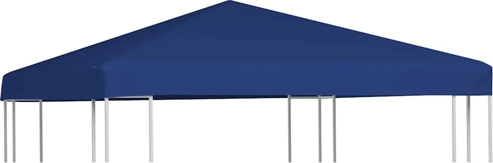 vidaXL kék pavilon tetőponyva 310 g/m², 3 x 3 m