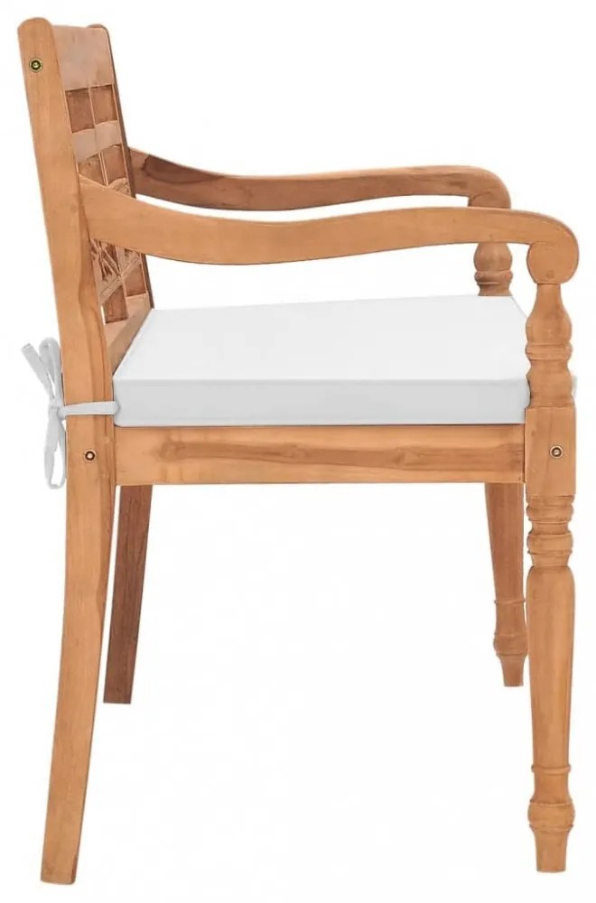 tíkfa Batavia pad párnákkal 120 cm