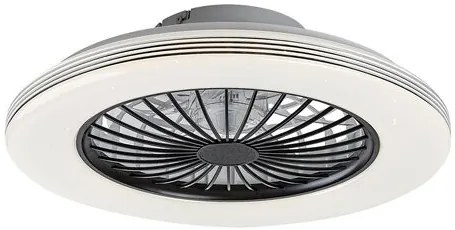 RÁBLAUX 71330 DALFON2 Ventilátoros lámpa Fekete IP20