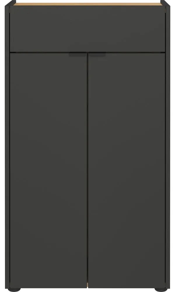 Antracitszürke magas fürdőszoba szekrény 60x98 cm Forano – Germania