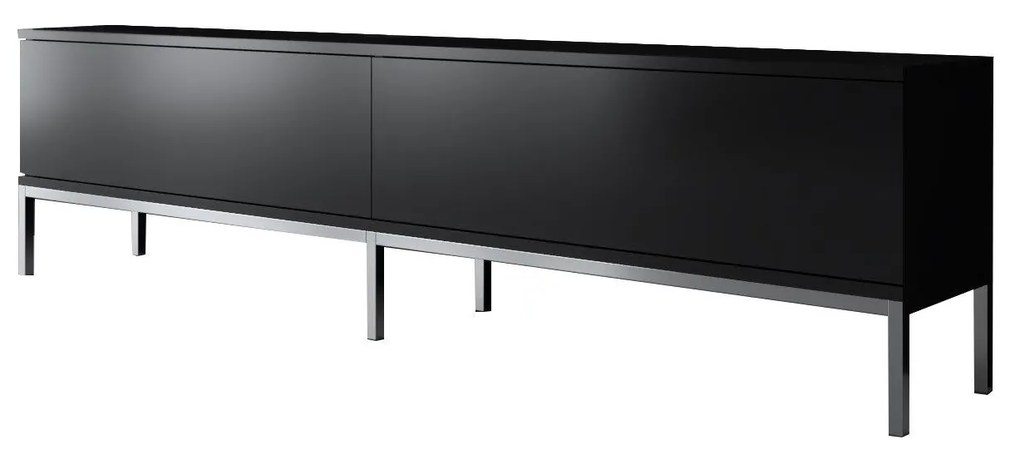 TV asztal/szekrény Vibubi 2 (fekete + ezüst) . 1095388