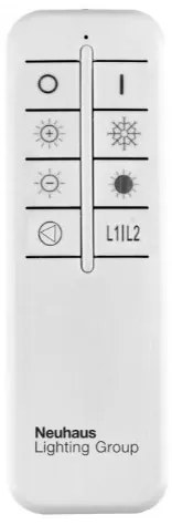 Leuchten Direkt 14712-55-LED Dimmelhető mennyezeti lámpa ASMIN LED/42W/230V + távirányító