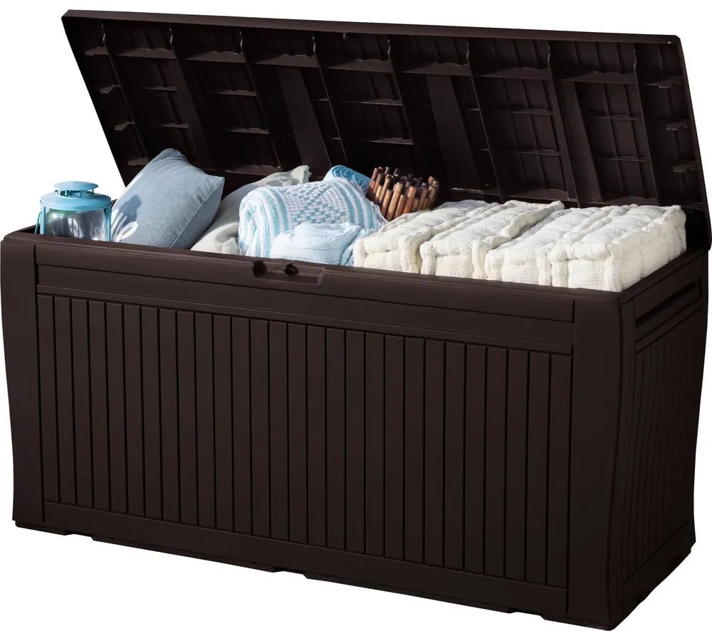 Barna kerti tárolódoboz Comfy – Keter