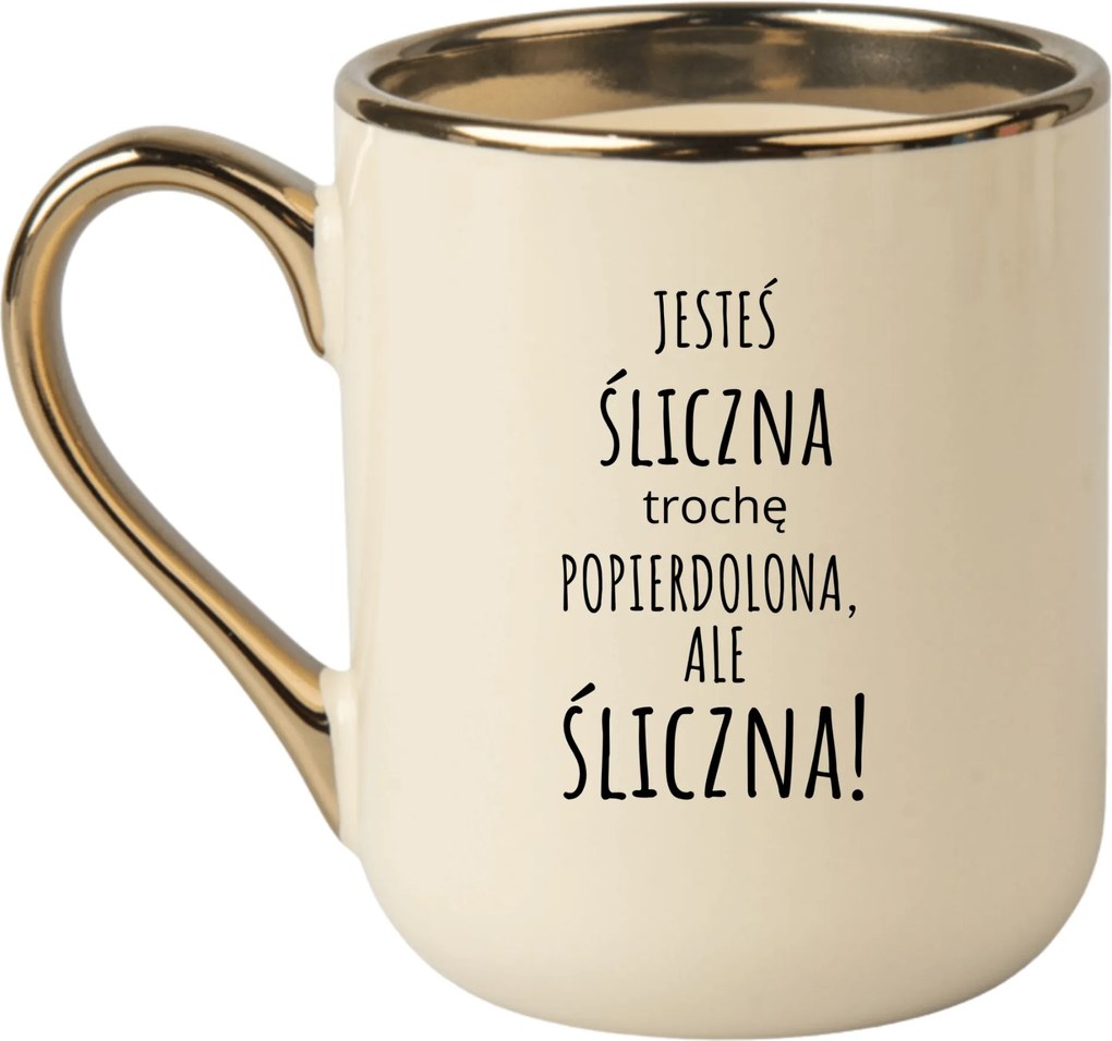 Bögre Elegáns Bézs Arany Rant Vicces Ajándék Aranyos Vagy