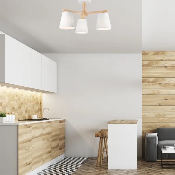 Fali lámpa ELLIE 3xE27/60W/230V fehér