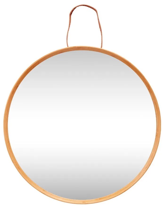 Fali tükör bambusz kerettel ø 60 cm Mood – Hübsch