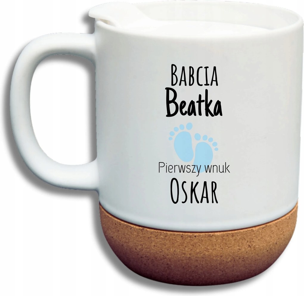 Fehér Bögre Parafa Vicces Ajándék Nagymama Név Első Unoka