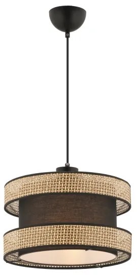 HALO kábeles csillár 1xE27/60W/230V barna/bézs