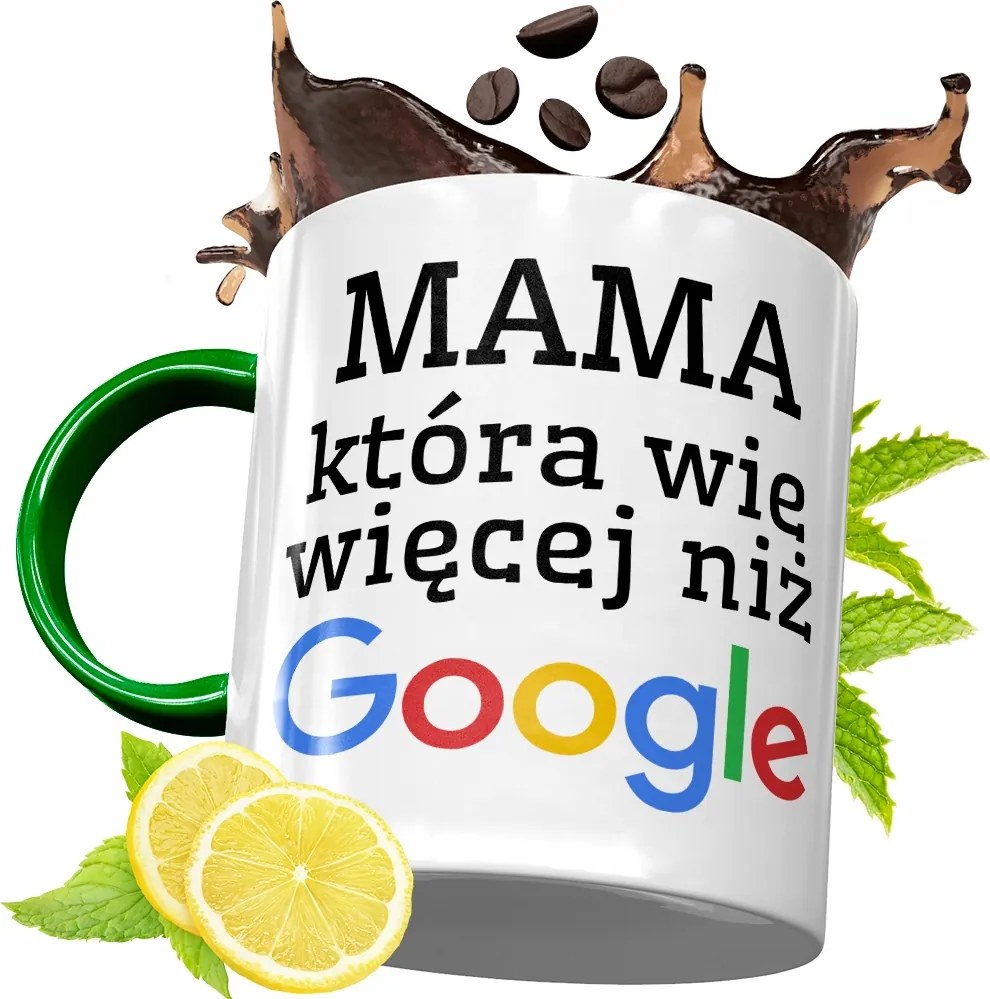 Zöld Bögre Anyukáknak Születésnapi Ajándék fényképes nyomtatással